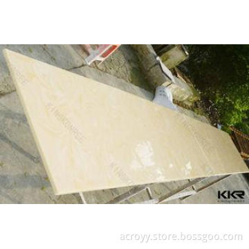 Anti Yellow home Translucent Resin Panel / decorative ceili